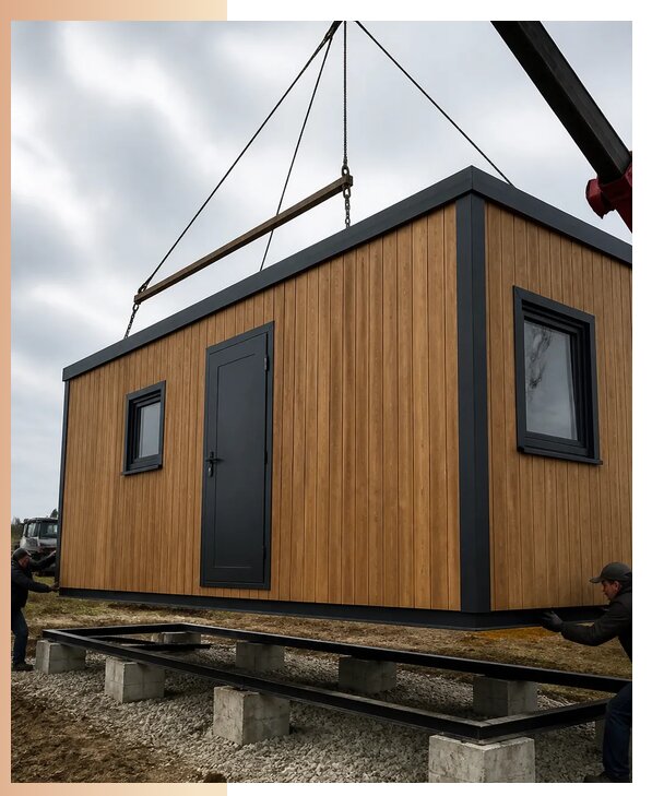 Изготовление бытовок под ключ в Сафонове с доставкой и установкой